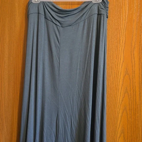 Maurices Soft Blue/Green A-Line Skirt - Picture 4 of 5